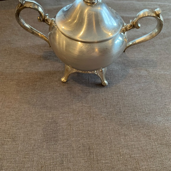 Vintage international Silver company Silver-plated Sugar Bowl - Picture 3 of 7